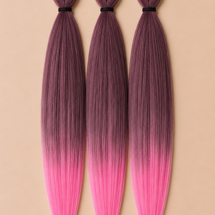 RastAfri Easy Braid 3-in-1 BT1B Hot Pink donker roze felroze invlechthaar
