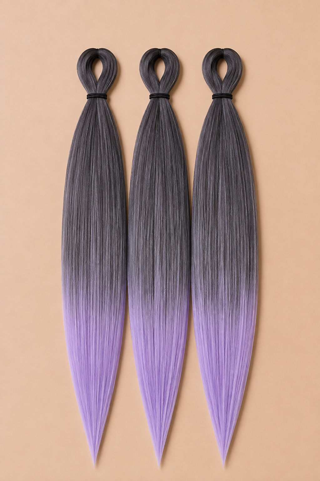 RastAfri Easy Braid 3-in-1 BT1B Lavender donkergrijs lavendel paars invlechthaar