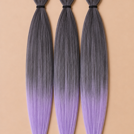 RastAfri Easy Braid 3-in-1 BT1B Lavender donkergrijs lavendel paars invlechthaar