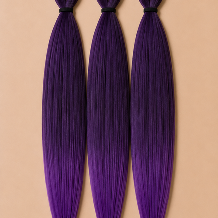 RastAfri Easy Braid 3-in-1 BT1B Purple donkerpaars invlechthaar