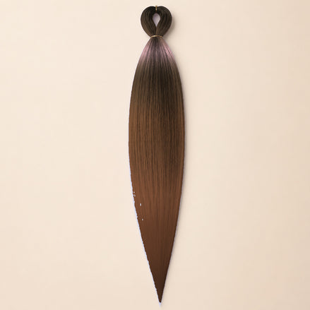 Easy Braid invlechthaar donkerbruin ombre 3-120 - De HaarBoetiek