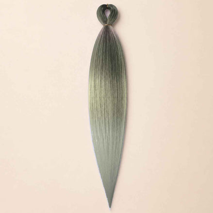 Easy Braid 3-122 – Donkergrijs / Groen Ombre Kanekalon Vlechthaar