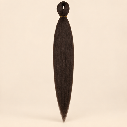 Easy Braid donkerbruin kanekalon vlechthaar 70 cm