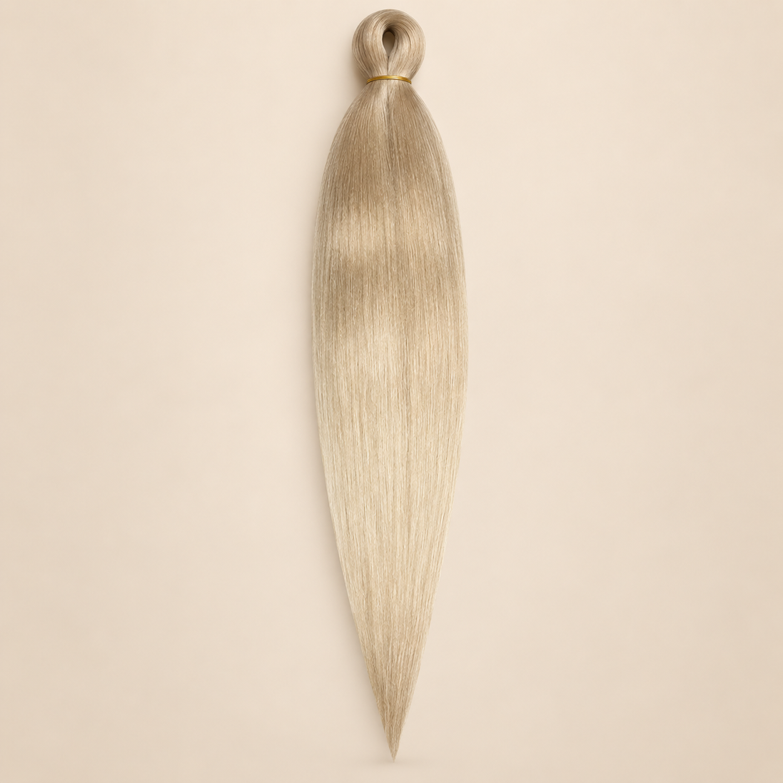 Easy Braid kanekalon vlechthaar FL1-307 in beige blond spring edition op lichtbeige achtergrond