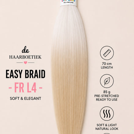 Easy Braid Premium FR L4 witblond blond ombre invlechthaar 70 cm