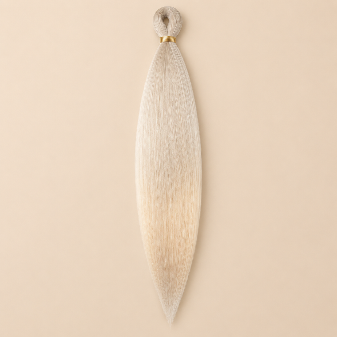 Easy Braid kanekalon vlechthaar FR L8 in parel blond op lichtbeige achtergrond