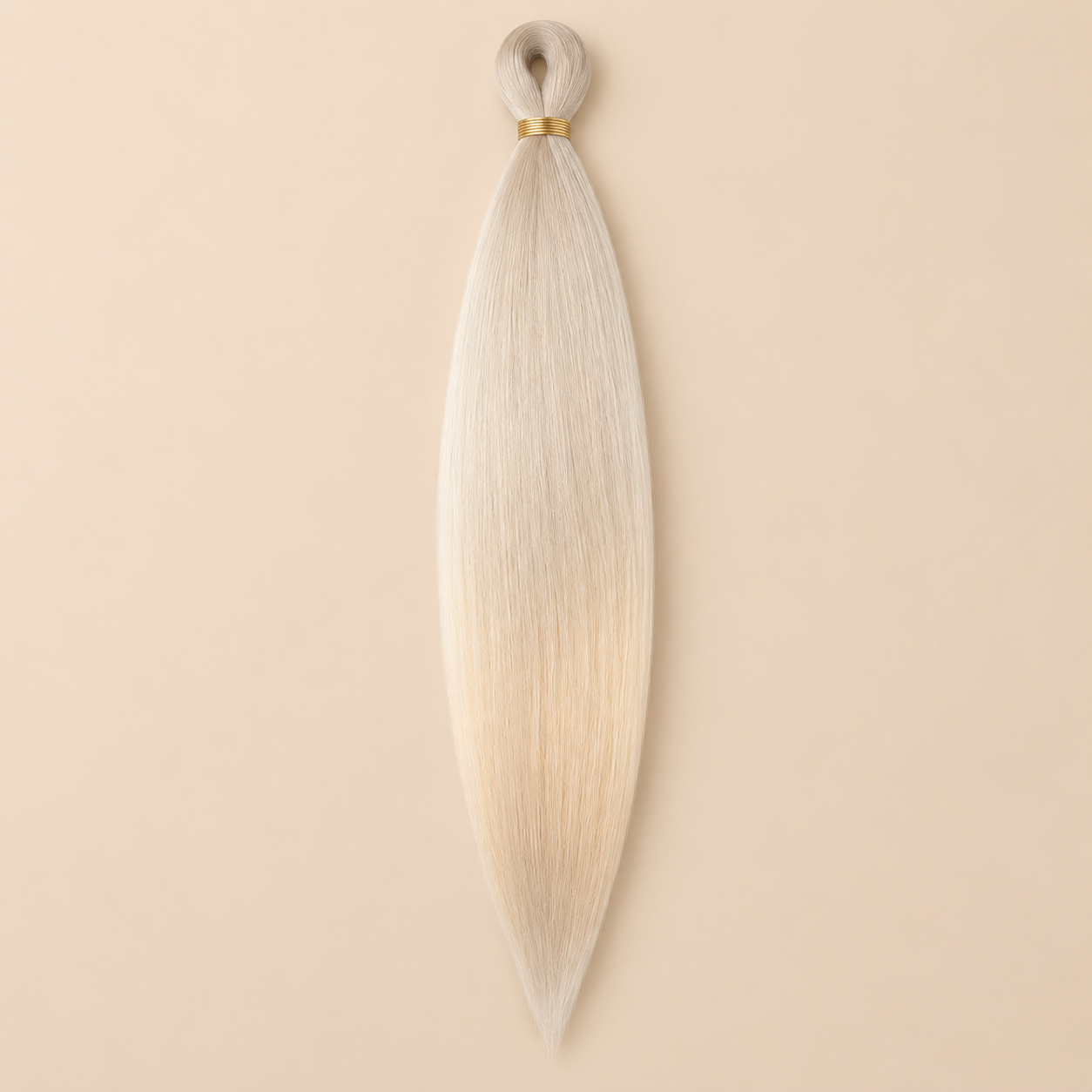Easy Braid kanekalon vlechthaar FR L8 in parel blond op lichtbeige achtergrond
