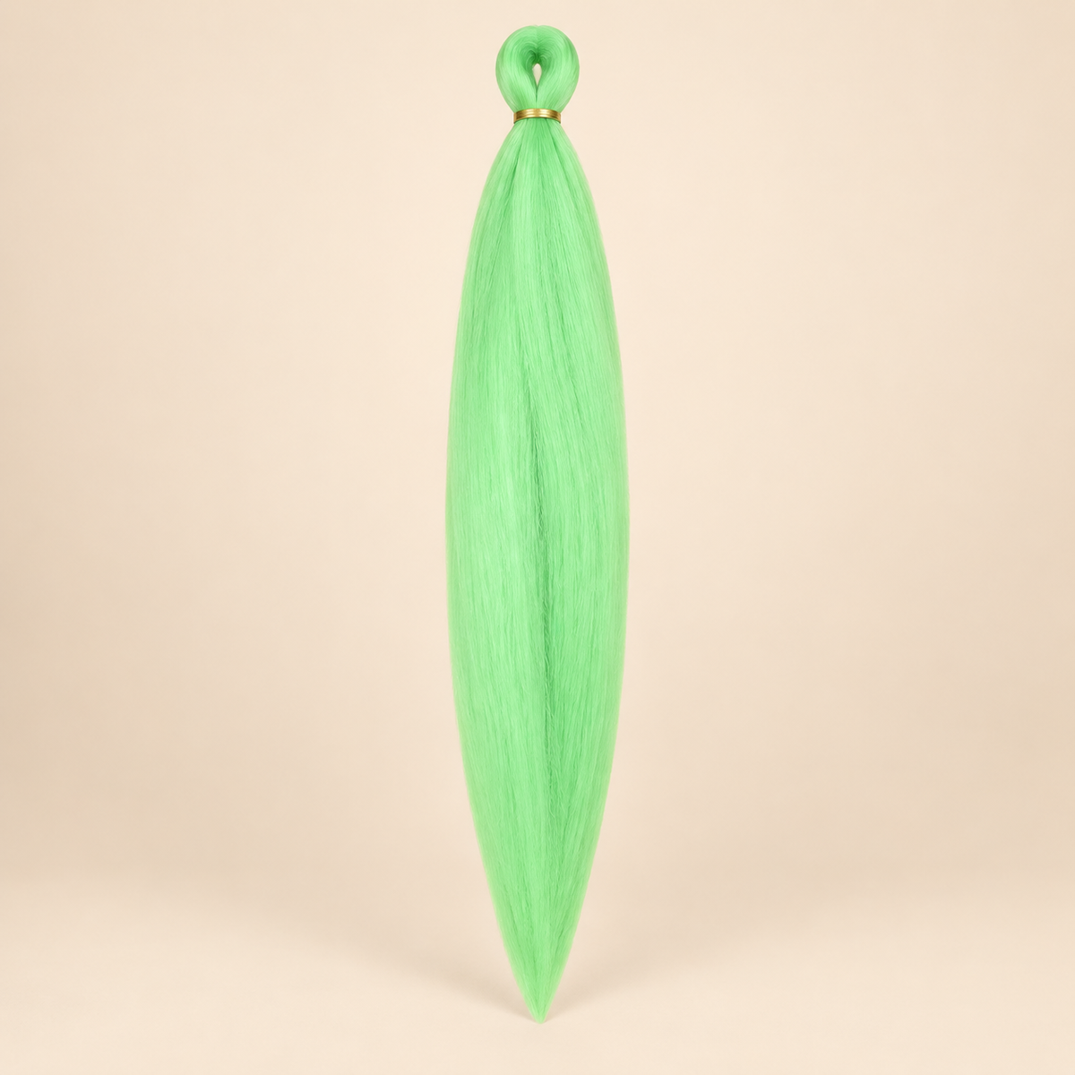 Easy Braid kanekalon vlechthaar GM5 in mintgroen op lichtbeige achtergrond