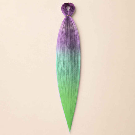Easy Braid 3-23 – Pruimpaars / Mintgroen / Groen Ombre Kanekalon Vlechthaar