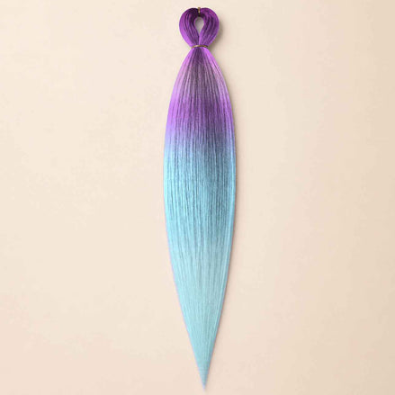 Easy Braid 3-22 – Pruimpaars / Mintgroen / Lichtmint Ombre Kanekalon Vlechthaar