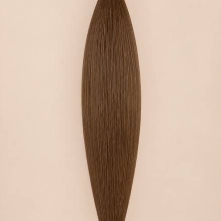 Easy Braid Kanekalon kleur 8 bruin 70 cm pre-stretched invlechthaar