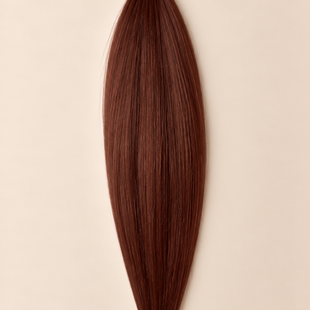 Easy Braid invlechthaar kastanjebruin warm bruin - De HaarBoetiek