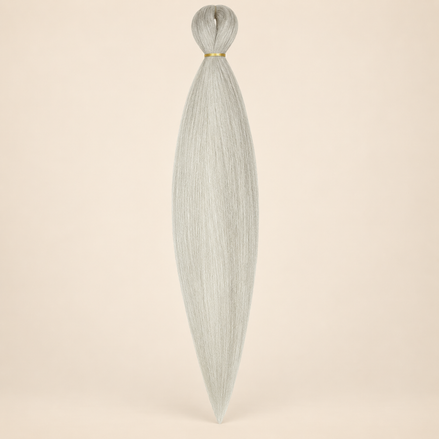 Easy Braid parelzilver M25 kanekalon vlechthaar 70 cm