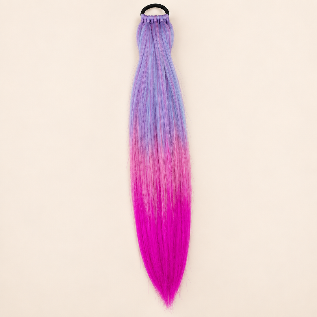 Easy Braid Ponytail 3-15 lavendel violet fuchsia ombre 70 cm