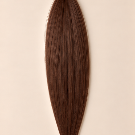 Easy Braid invlechthaar warm middenbruin chocoladebruin - De HaarBoetiek