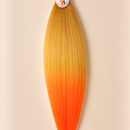 Easy Braid X-Smart invlechthaar goud oranje ombre 46 70 cm
