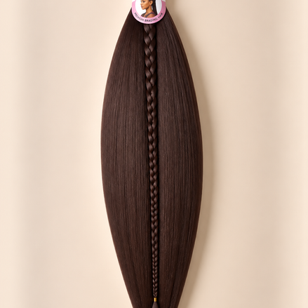 Easy Braid X-Smart 7 invlechthaar donkerbruin 70 cm