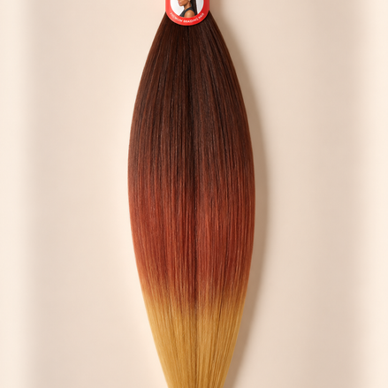 Easy Braid X-Smart 72 invlechthaar bruin koper goudblond ombre 70 cm