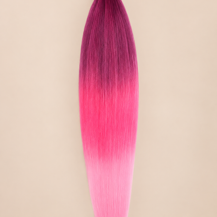 Easy Braid X-Smart 76 roze ombre invlechthaar 70 cm