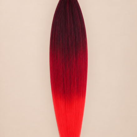 Easy Braid X-Smart 86 bordeaux rood ombre invlechthaar 70 cm