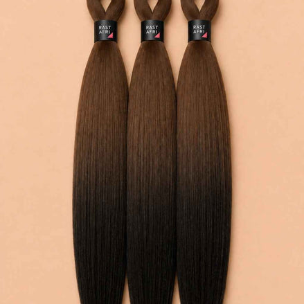 Easy Braids Ombre Bruin Zwart – Set van 3