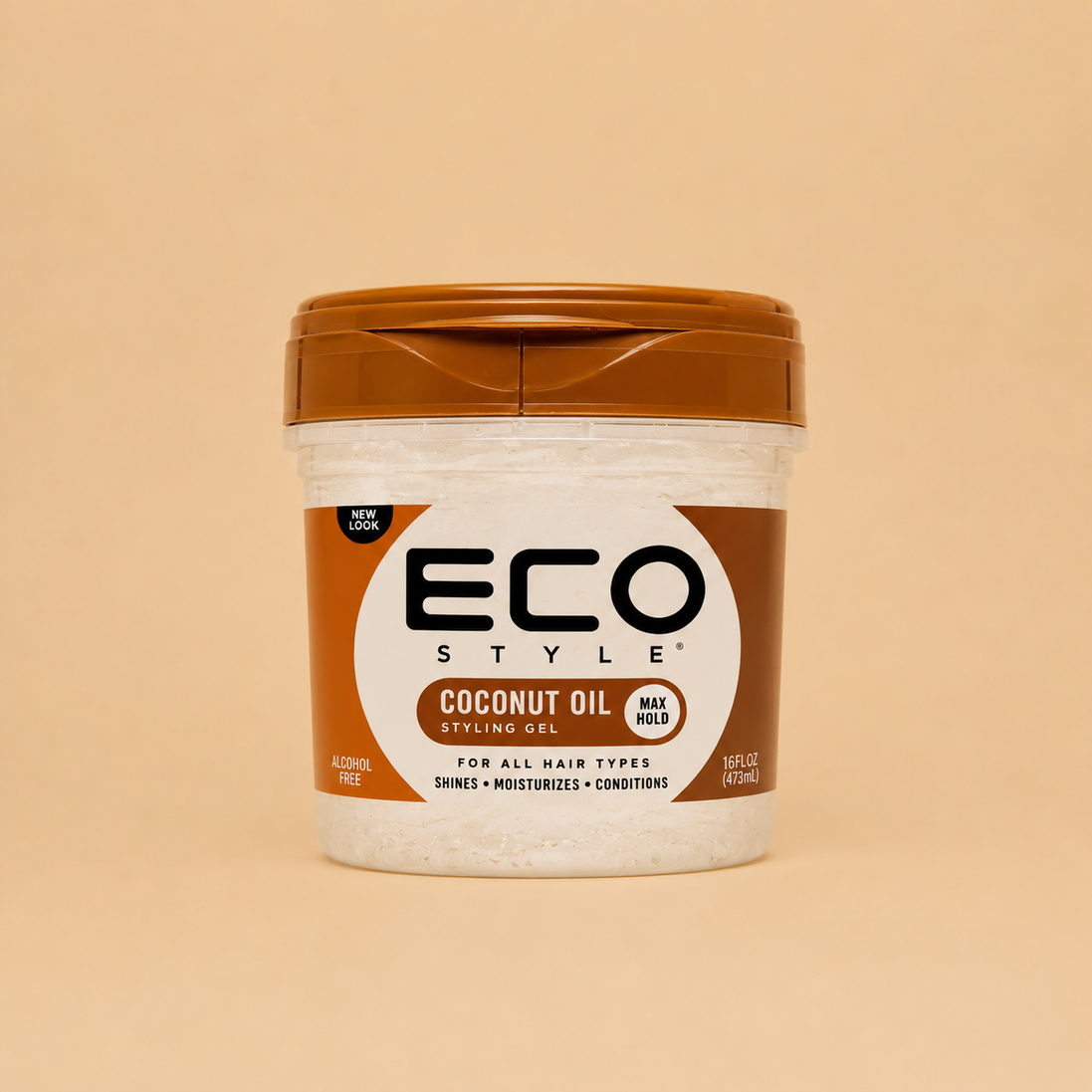 EcoStyle Coconut Oil Styling Gel in HaarBoetiek stijl