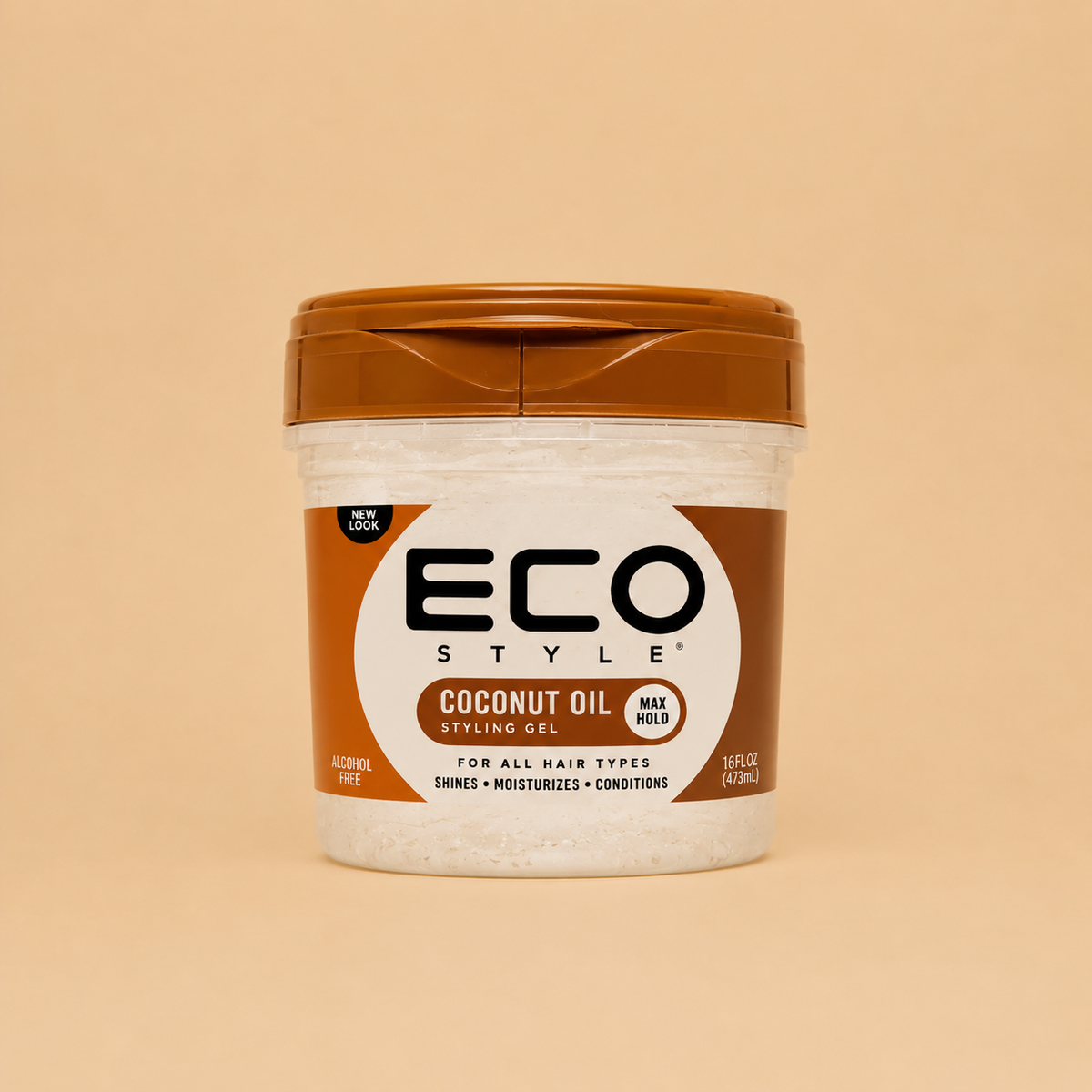 EcoStyle Coconut Oil Styling Gel in HaarBoetiek stijl