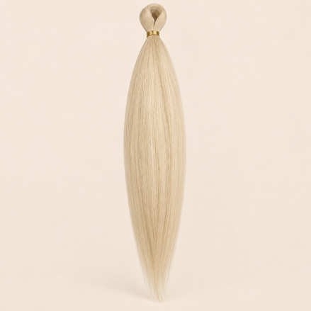 EZ Kanekalon M47 Vanilleblond pre-stretched invlechthaar 70 cm