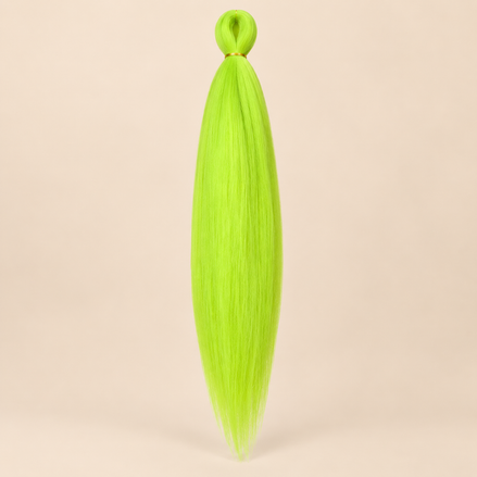 EZ Kanekalon M52 Neon Lime pre-stretched invlechthaar 70 cm