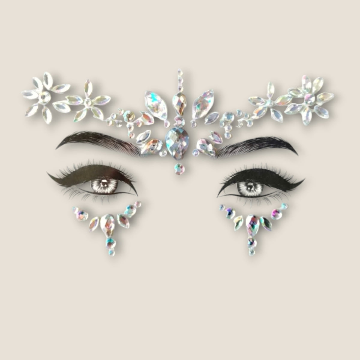 Face Jewels – Iriserende Bloemen – De HaarBoetiek