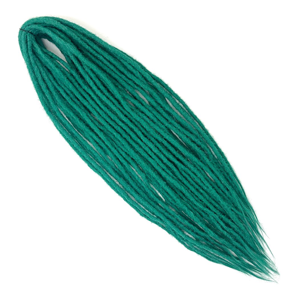 Fake Dreads 60 cm – Groen (Green) – 10 stuks – De HaarBoetiek