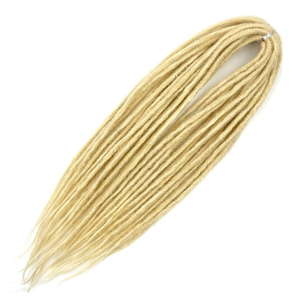 Fake Dreads Deluxe 60 cm – Natuurlijk blond (Natural Blonde) – 10 stuks – De HaarBoetiek