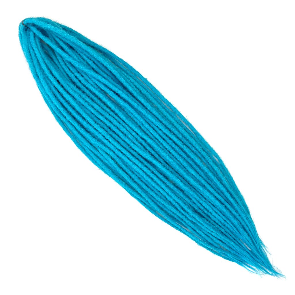 Fake Dreads 60 cm – Blauw (Blue) – 10 stuks – De HaarBoetiek