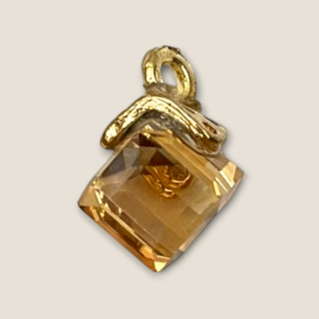 Haarbedel Kristal Goud