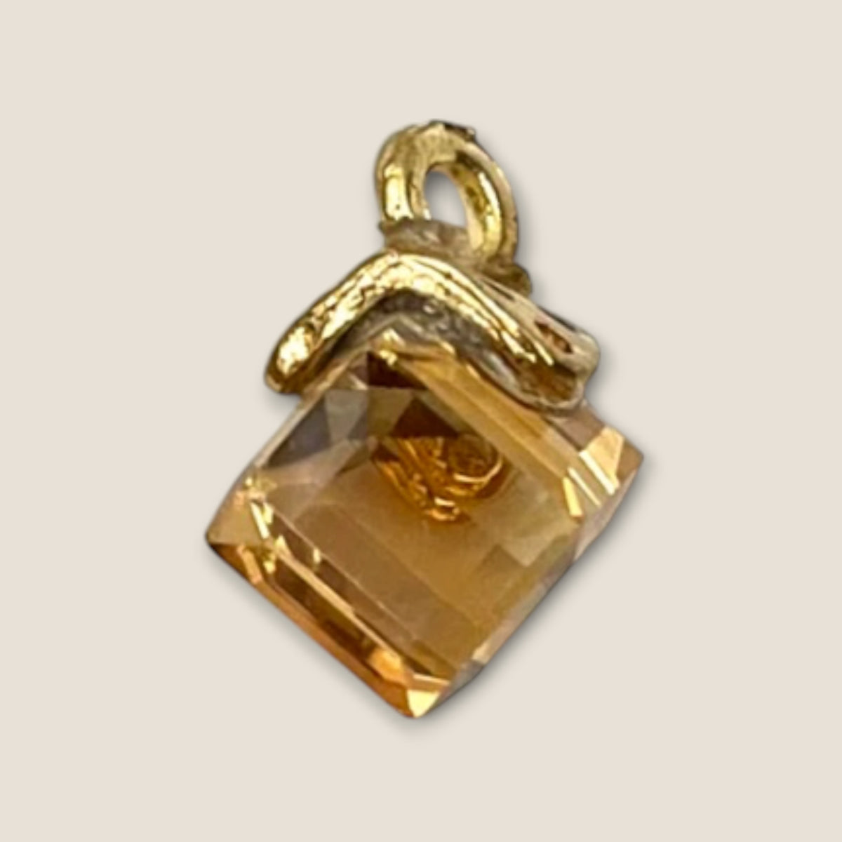 Haarbedel Kristal Goud