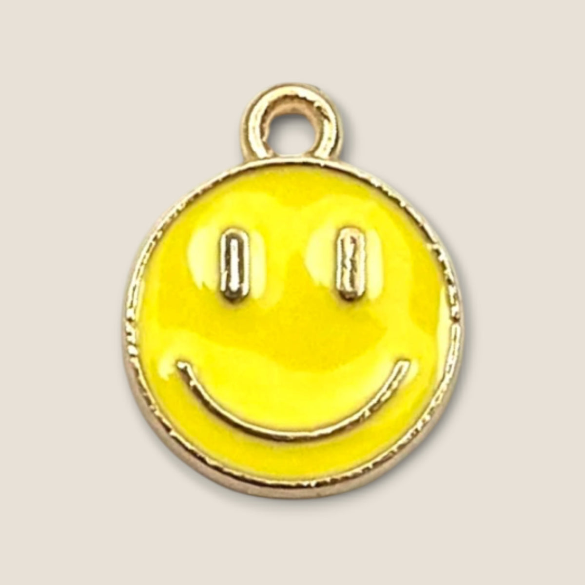 Haarbedel Smiley Geel
