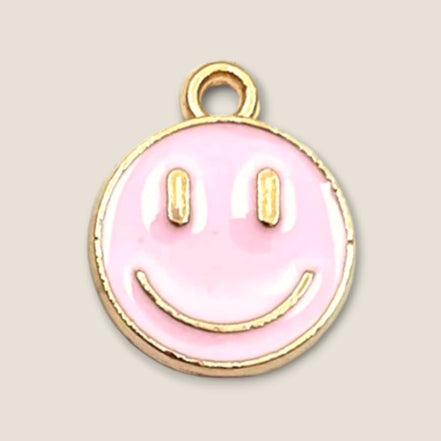 Haarbedel Smiley Roze