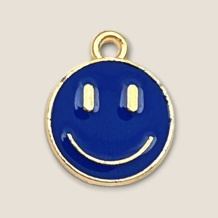 Haarbedel Smiley Blauw