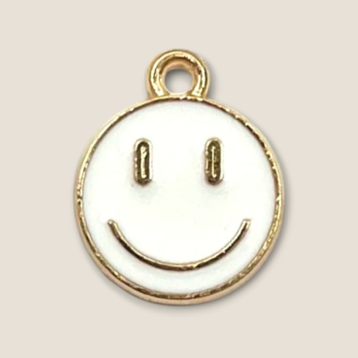 Haarbedel Smiley Wit