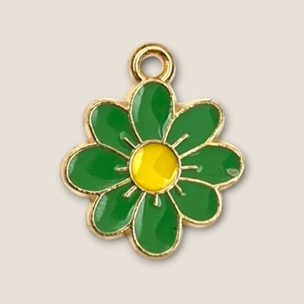 Haarbedel Bloem Groen Geel