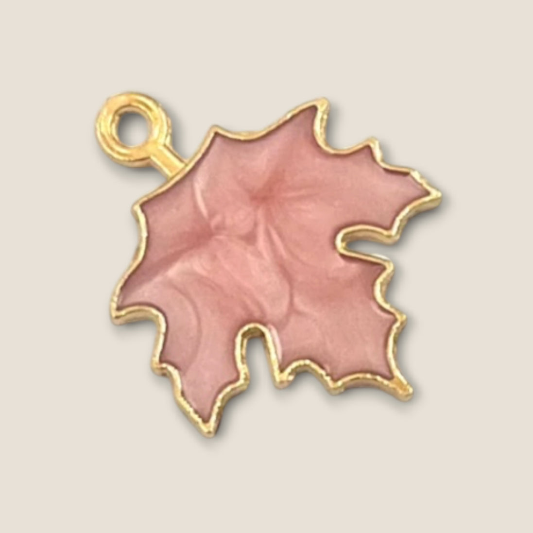 Haarbedel Herfstblad Roze Goud