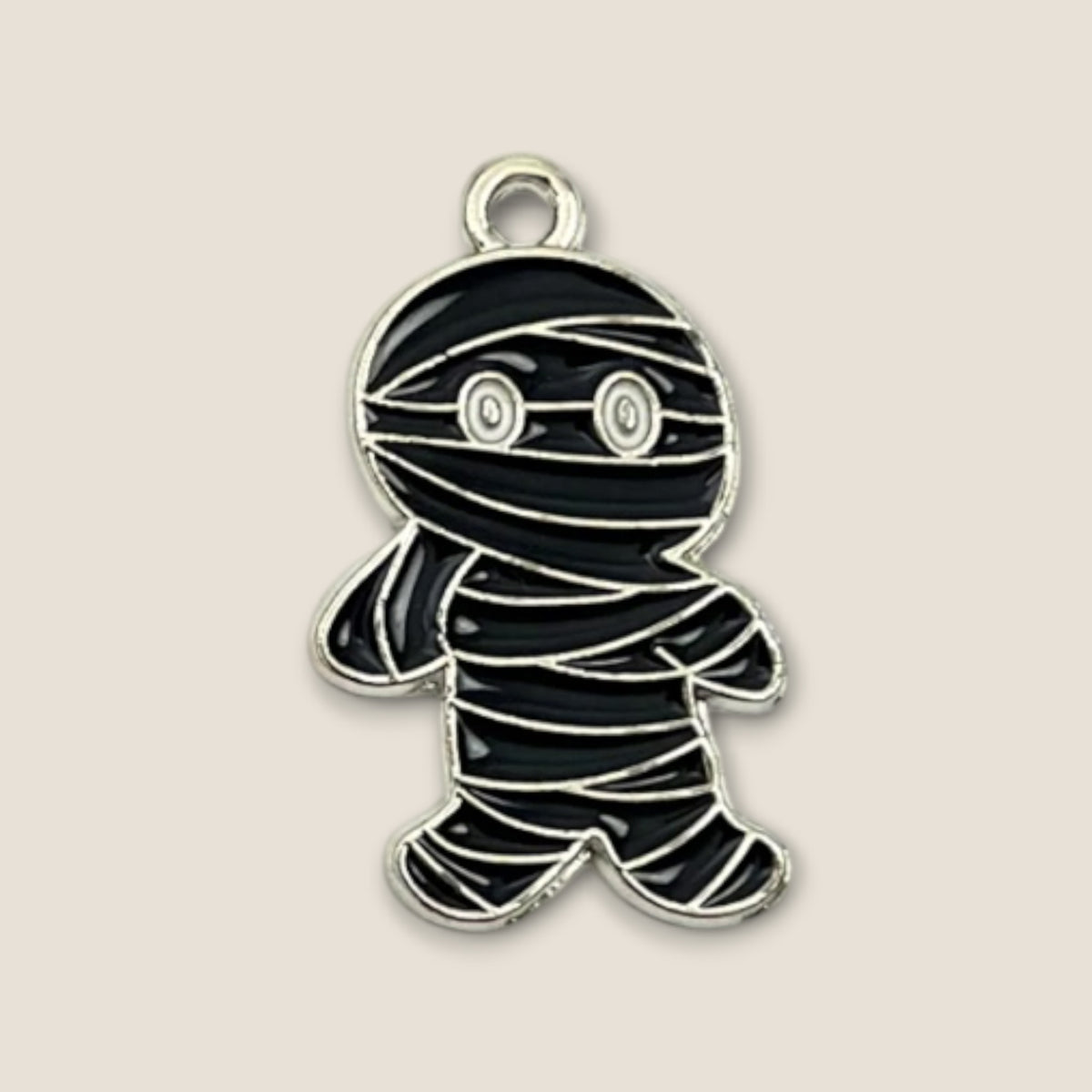 Haarbedel Mummie Zwart Zilver