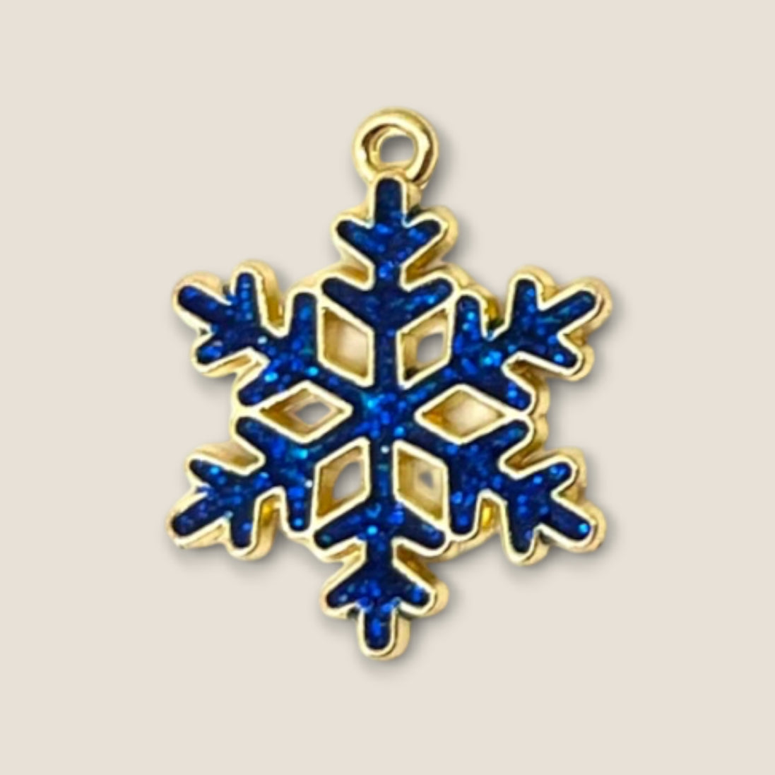 Haarbedel Sneeuwvlok Goud Strass