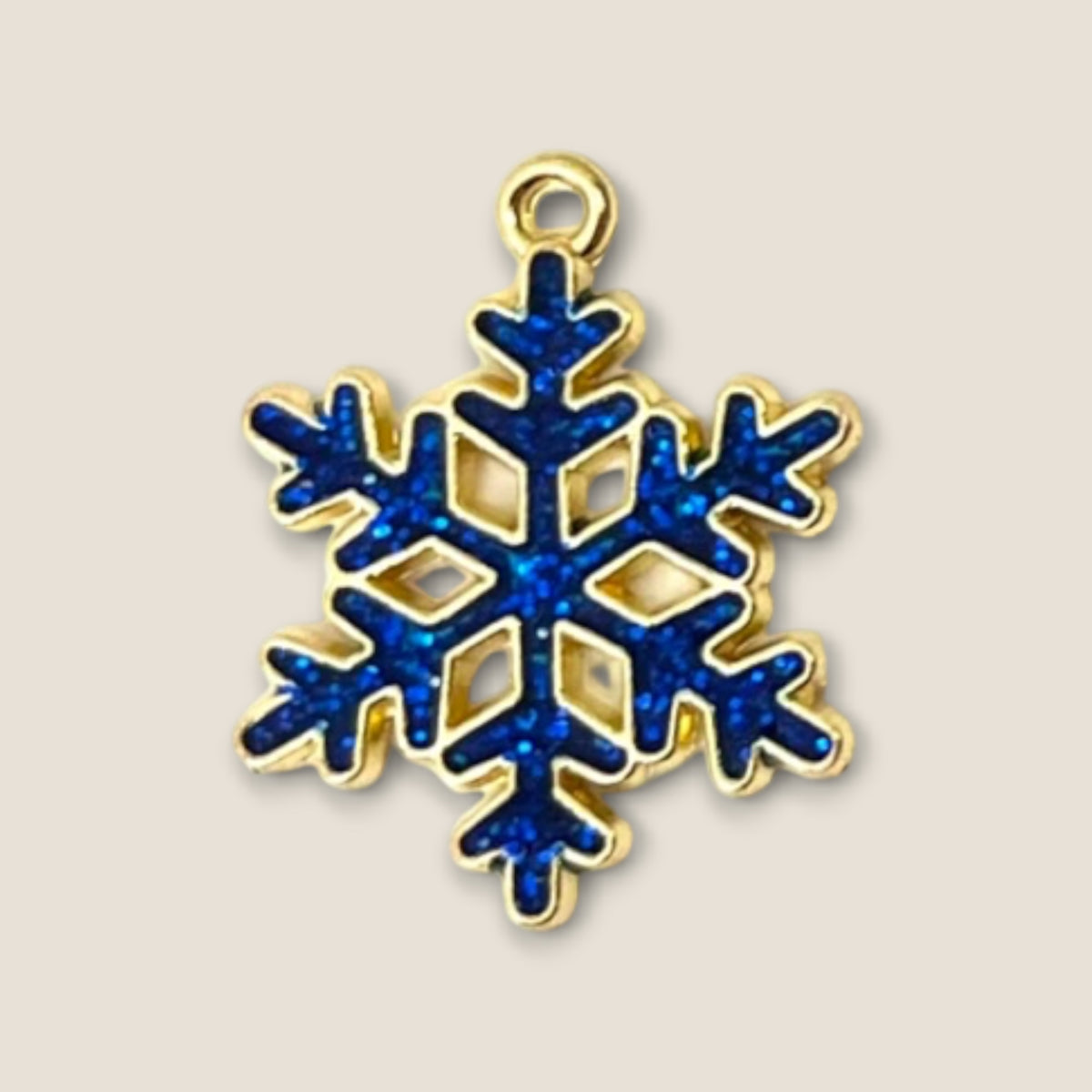 Haarbedel Sneeuwvlok Goud Strass
