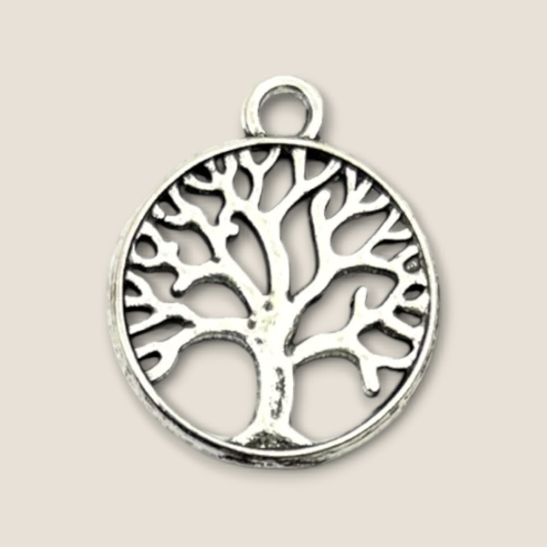 Haarbedel Levensboom Zilver