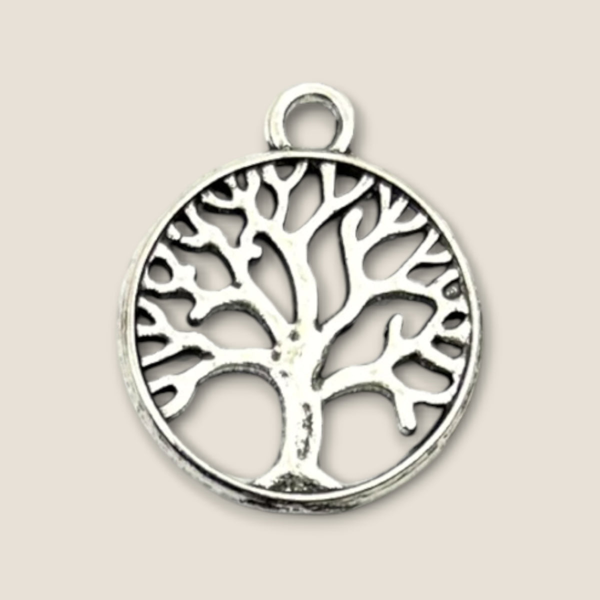 Haarbedel Levensboom Zilver
