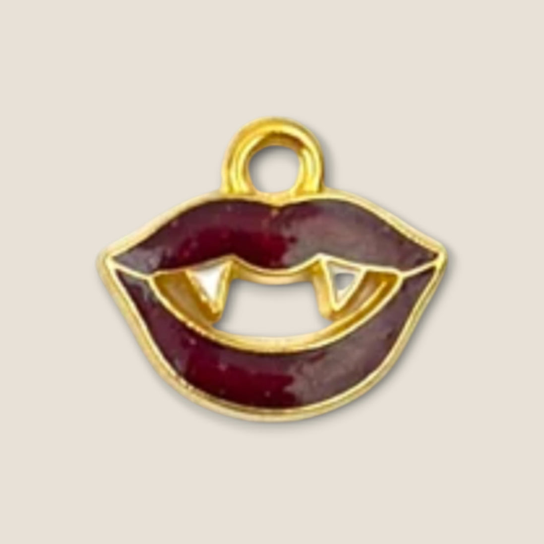 Haarbedel Vampier Lippen Bordeaux
