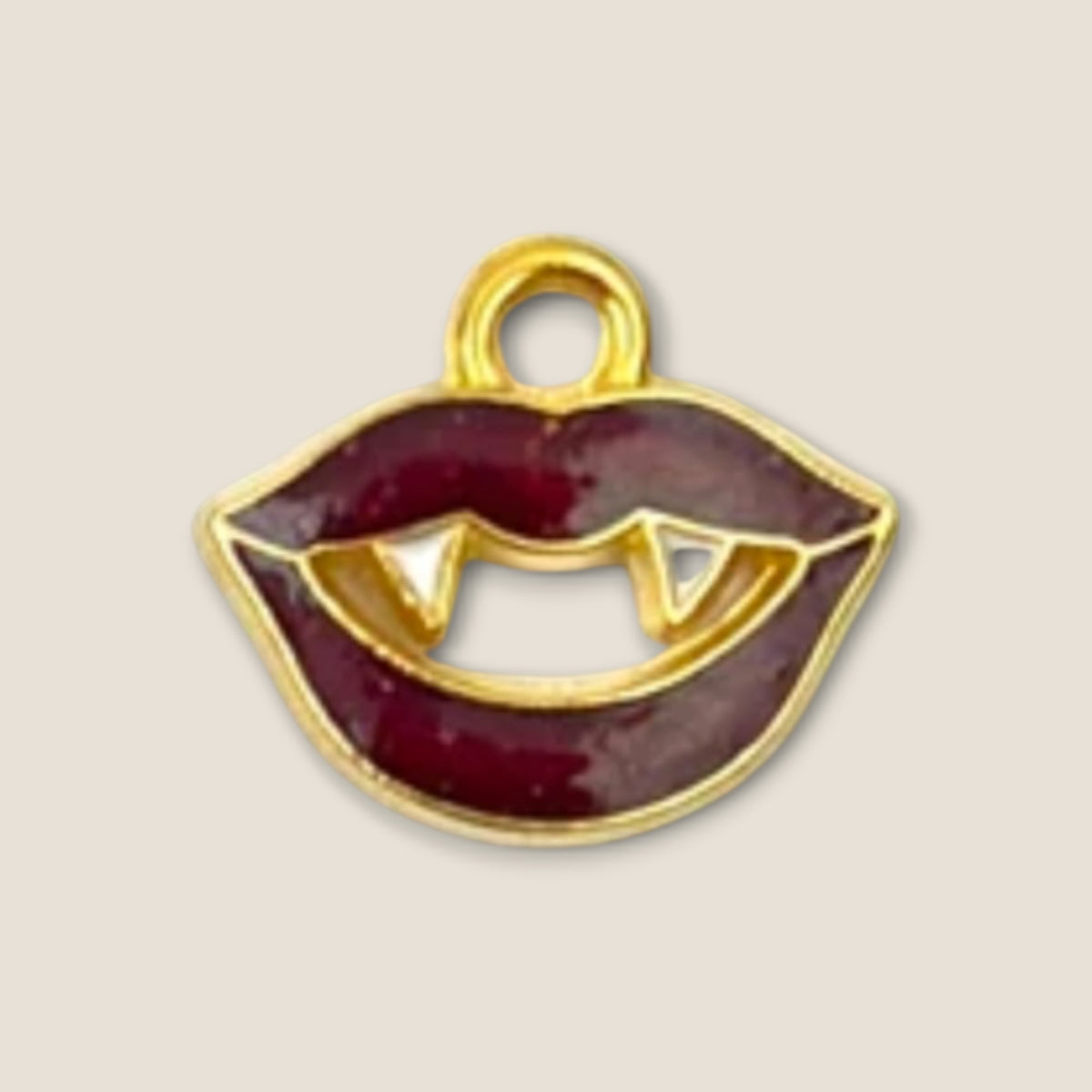 Haarbedel Vampier Lippen Bordeaux