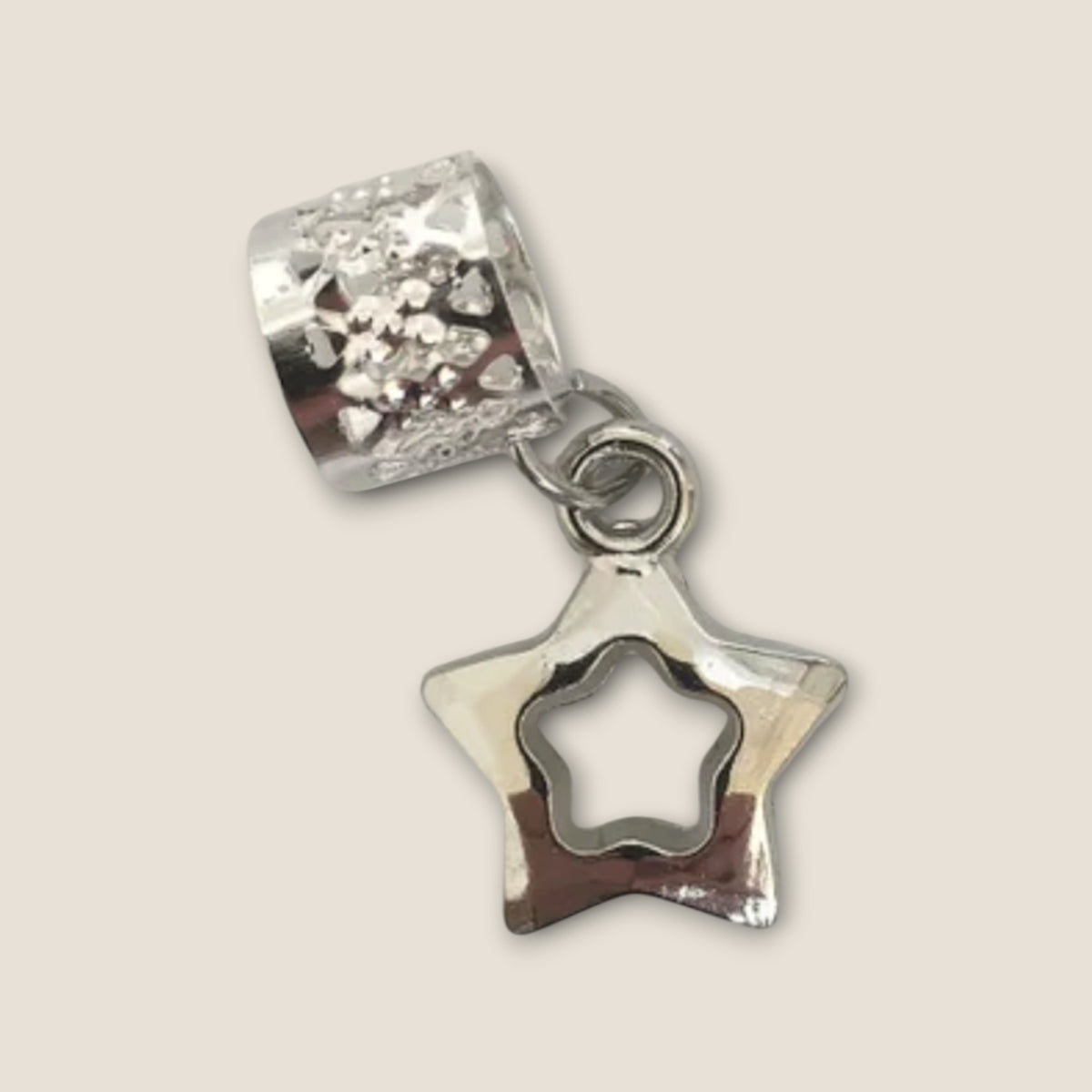 Haarbedels Zilver Ster