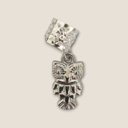 Haarbedels Zilver Uil